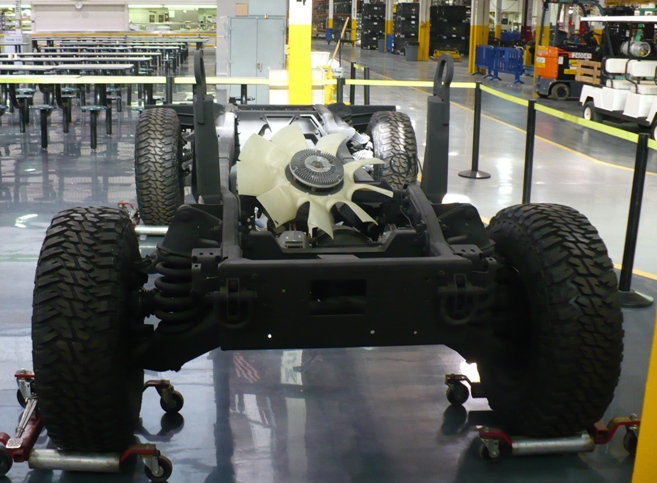 WarWheels.Net- M1151A1 HMMWV ECV "B" Chassis Photos